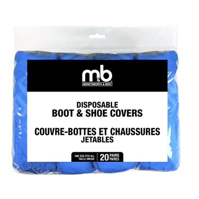 MB DISPOSABLE SHOE & BOOT COVERS (20PRS / PK) MB DISPOSABLE SHOE & BOOT COVERS (20PRS / PK)