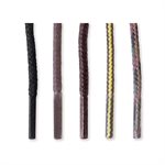 WAXED & WATERPROOF ROUND LACES - ASSORTED COLOURS AND SIZES