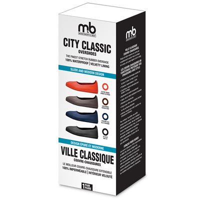 CITY CLASSIC RUBBER OVERSHOES - ASSORTED COLOURS AND SIZES