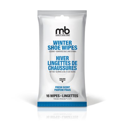 WINTER SHOE WIPES 16 / PK 