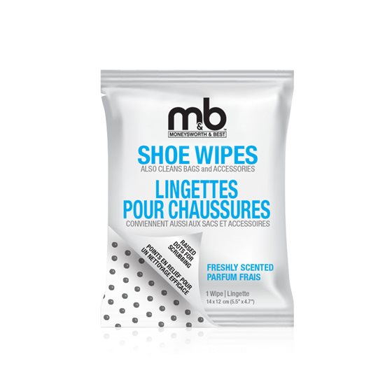 SHOE WIPES - 1 / PACK