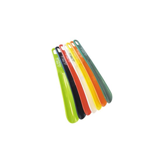 PLASTIC SHOE HORN 10” ASSORTED COLOURS