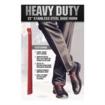 STAINLESS STEEL SHOE HORN 23” - ASSORTED COLOURS