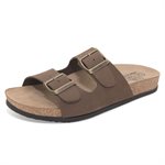 EASY WALK CORK TWO-STRAP SANDAL COFFEE - ASSORTED SIZES