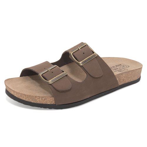 EASY WALK CORK TWO-STRAP SANDAL COFFEE - ASSORTED SIZES