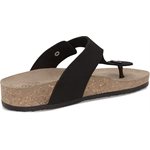 EASY WALK CORK THONG SANDAL BLACK - ASSORTED SIZES