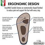 EASY WALK CORK THONG SANDAL BLACK - ASSORTED SIZES